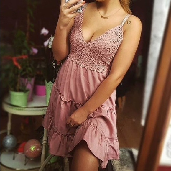 Dresses & Skirts - Blush Colored Cami Dress